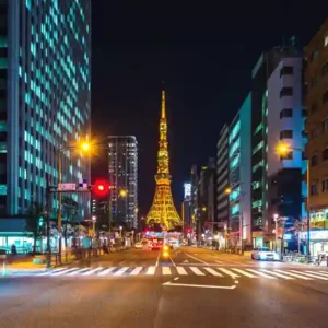 Tokyo Sunset & Night City Bike Tour - Aoyama to Tokyo Tower, Roppongi Hills, Mid Town
